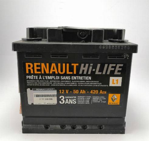 RENAULT 7711238596 - Akü parcadolu.com