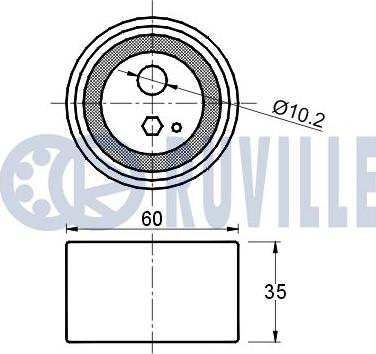 Ruville 540405 - Triger Gergi Rulmanı, Eksantirik Rulmanı parcadolu.com