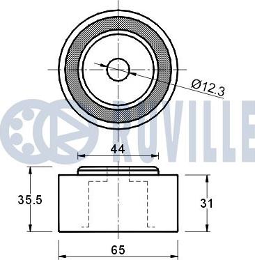 Ruville 540428 - Saptırma / Kılavuz Makarası, Triger Kayışı parcadolu.com