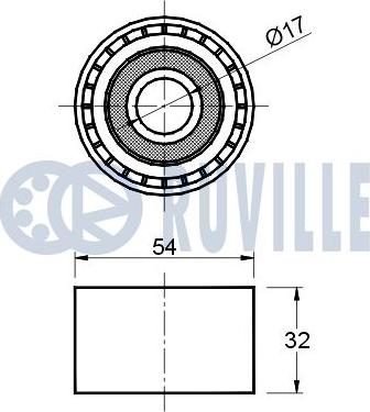 Ruville 540591 - Saptırma / Kılavuz Makarası, Triger Kayışı parcadolu.com