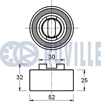 Ruville 540300 - Triger Gergi Rulmanı, Eksantirik Rulmanı parcadolu.com