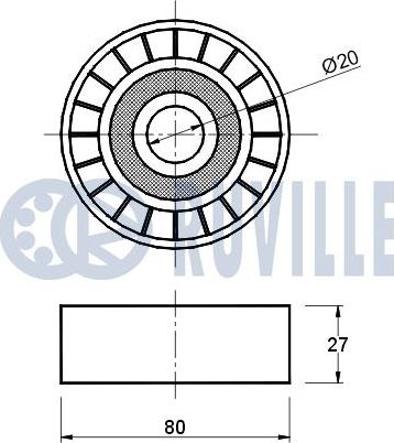 Ruville 540338 - Alternatör Gergi Rulmanı parcadolu.com