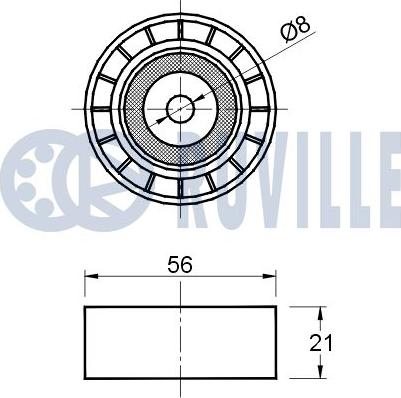 Ruville 541541 - Alternatör Gergi Rulmanı parcadolu.com