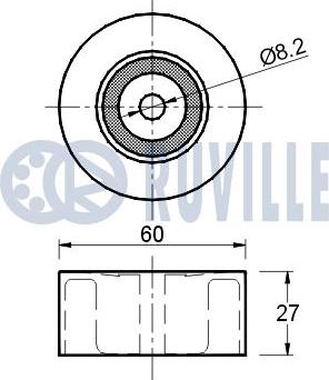 Ruville 541176 - Alternatör Gergi Rulmanı parcadolu.com