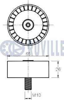 Ruville 541862 - Alternatör Gergi Rulmanı parcadolu.com