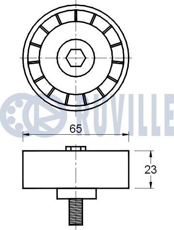 Ruville 541325 - Alternatör Gergi Rulmanı parcadolu.com