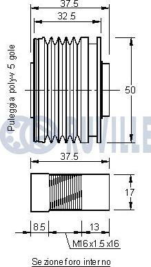 Ruville 541271 - Alternatör Kasnağı parcadolu.com