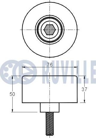 Ruville 541725 - Alternatör Gergi Rulmanı parcadolu.com