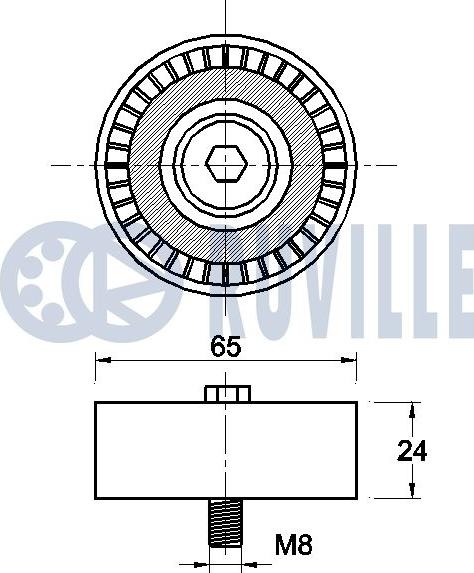 Ruville 542496 - Alternatör Gergi Rulmanı parcadolu.com