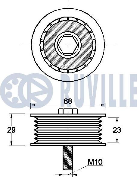 Ruville 542452 - Alternatör Gergi Rulmanı parcadolu.com