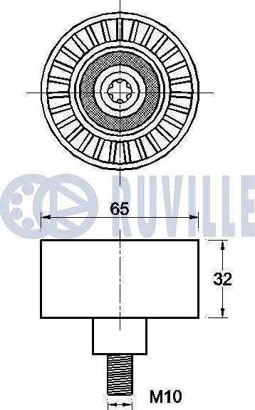 Ruville 542547 - Alternatör Gergi Rulmanı parcadolu.com