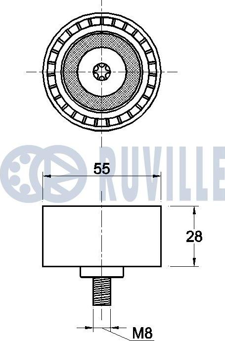 Ruville 542011 - Alternatör Gergi Rulmanı parcadolu.com