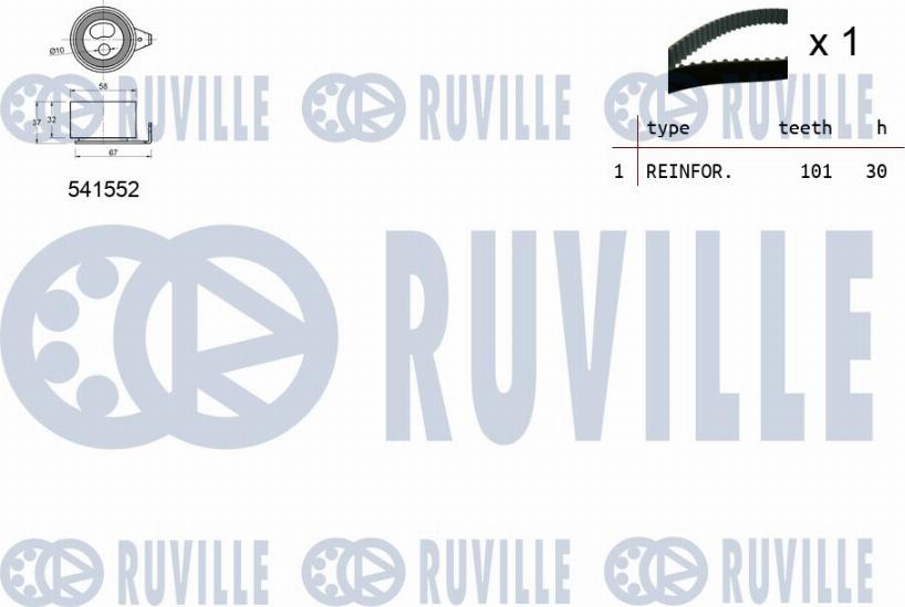 Ruville 550428 - Triger Kayışı Seti parcadolu.com