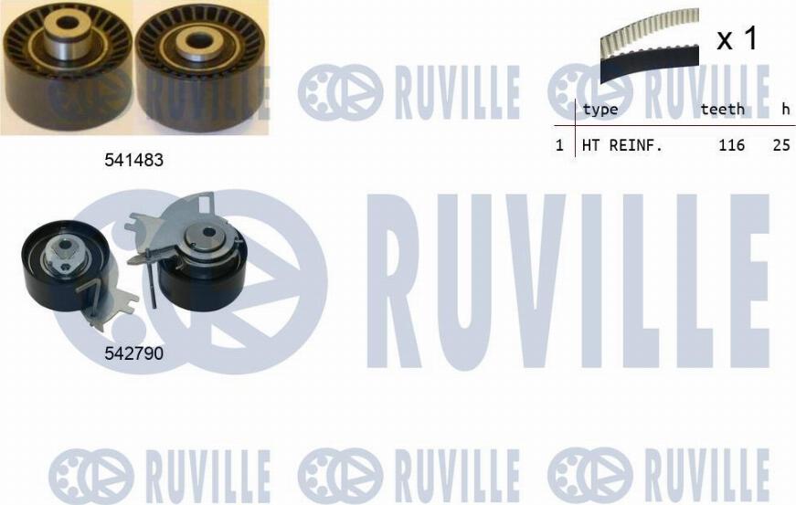 Ruville 550427 - Triger Kayışı Seti parcadolu.com