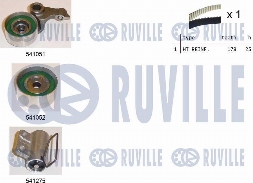 Ruville 550157 - Triger Kayışı Seti parcadolu.com