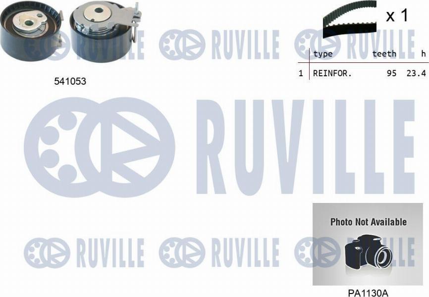 Ruville 5501191 - Devirdaim + Triger Kayışı Seti parcadolu.com