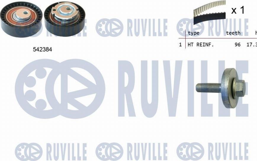 Ruville 550340 - Triger Kayışı Seti parcadolu.com