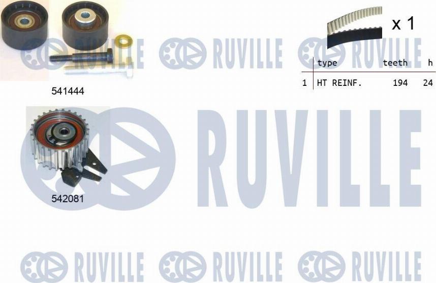 Ruville 550303 - Triger Kayışı Seti parcadolu.com