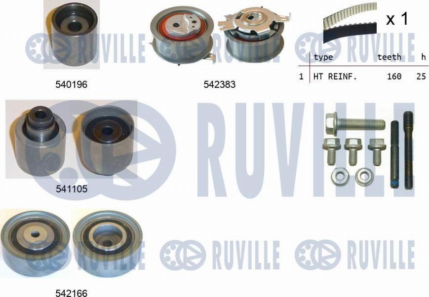 Ruville 550333 - Triger Kayışı Seti parcadolu.com