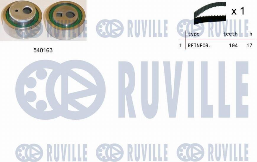 Ruville 550329 - Triger Kayışı Seti parcadolu.com