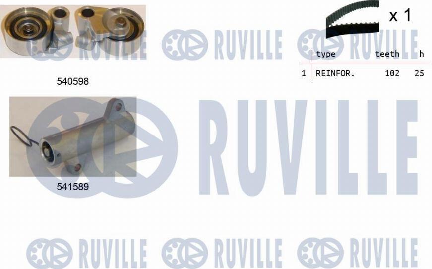 Ruville 550267 - Triger Kayışı Seti parcadolu.com