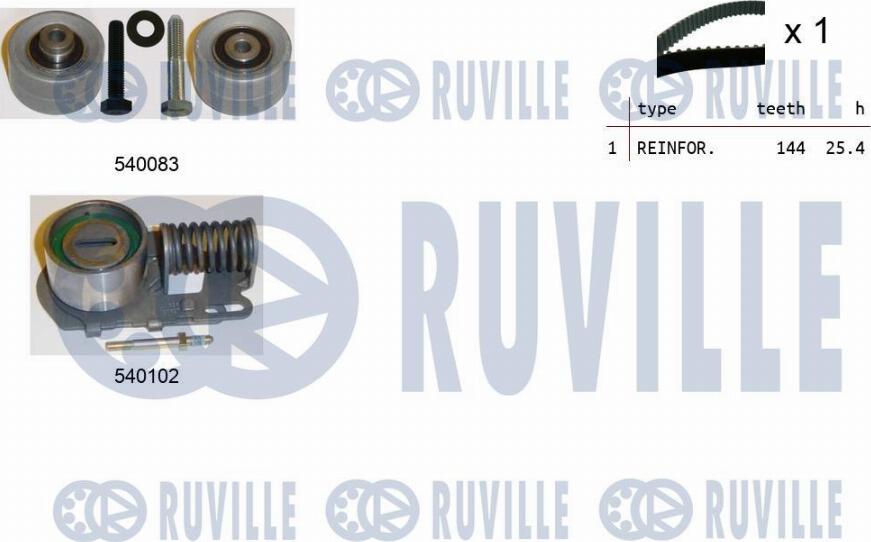 Ruville 550239 - Triger Kayışı Seti parcadolu.com