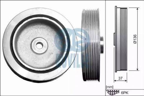 Ruville 515504 - Krank Kasnağı parcadolu.com