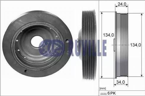 Ruville 515510 - Krank Kasnağı parcadolu.com