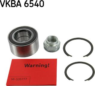 SKF VKBA 6540 - Teker Rulmanı, Seti parcadolu.com