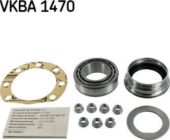 SKF VKBA1470 - Teker Rulmanı, Seti parcadolu.com