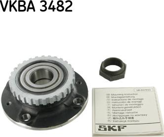 SKF VKBA3482 - Teker Rulmanı, Seti parcadolu.com