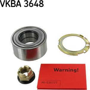 SKF VKBA 3648 - Teker Rulmanı, Seti parcadolu.com