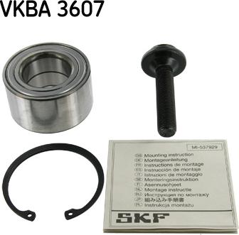 SKF VKBA 3607 - Teker Rulmanı, Seti parcadolu.com