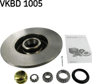 SKF VKBD 1005 - Fren Diski parcadolu.com