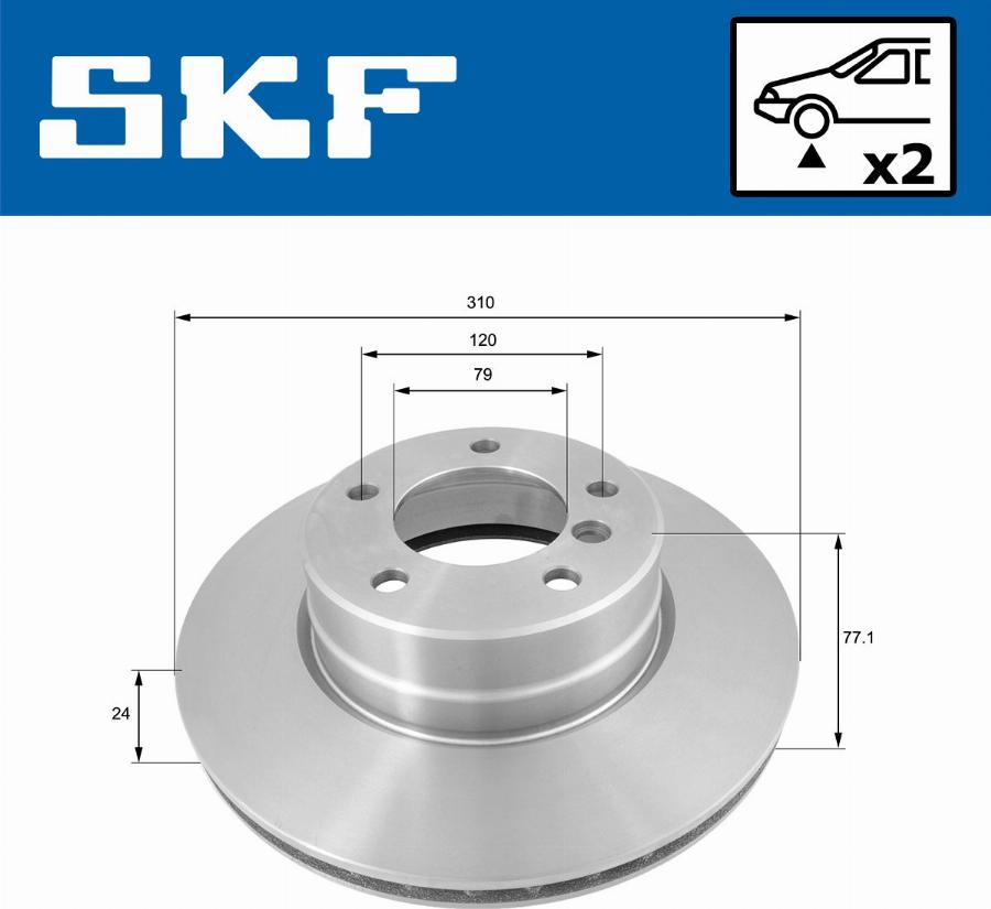 SKF VKBD 80196 V2 - Fren Diski parcadolu.com