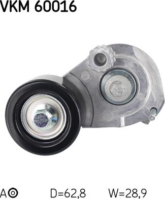 SKF VKM 60016 - Alternatör Gergi Rulmanı parcadolu.com