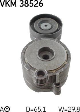 SKF VKM 38526 - Alternatör Gergi Rulmanı parcadolu.com