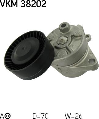 SKF VKM 38202 - Alternatör Gergi Rulmanı parcadolu.com