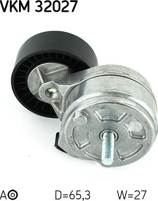 SKF VKM 32027 - ALTERNATOR GERGI RULMANI KUTUKLU BRAVA BRAVO DOBLO MAREA MULTIPLA PALIO SIENA STILO 1.6 16V - 1.9D - 1.9JTD parcadolu.com