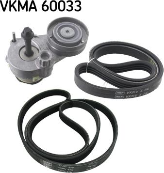 SKF VKMA 60033 - Kanallı V Kayışı Seti parcadolu.com