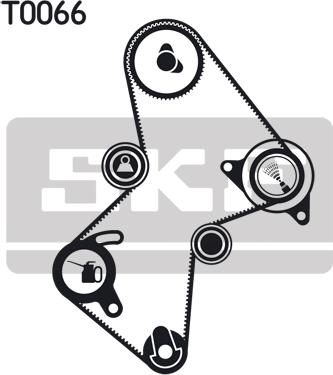 SKF VKMA 06111 - EKSANTRIK GERGI KITI 153x254 MEGANE 1.9D 96  R9 R11 R19 R21 1.9D F8Q parcadolu.com