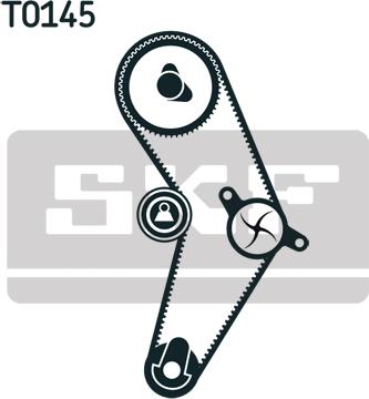 SKF VKMA 02203 - EKSANTRIK RULMAN KITI TRIGER SETI DOBLO PALIO PANDA PUNTO ALBEA STRADA 1.2 00> parcadolu.com