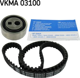 SKF VKMA 03100 - Triger Kayışı Seti parcadolu.com