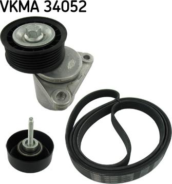 SKF VKMA 34052 - Kanallı V Kayışı Seti parcadolu.com