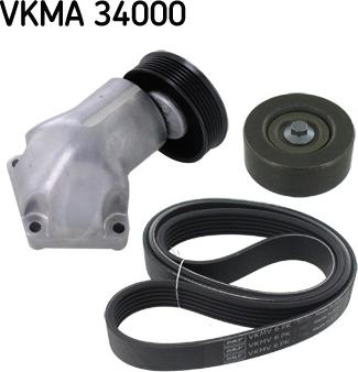 SKF VKMA 34000 - Kanallı V Kayışı Seti parcadolu.com