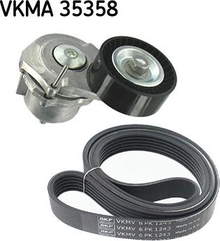 SKF VKMA 35358 - Kanallı V Kayışı Seti parcadolu.com