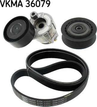 SKF VKMA 36079 - Kanallı V Kayışı Seti parcadolu.com