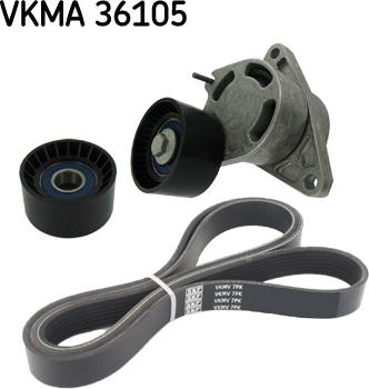 SKF VKMA 36105 - Kanallı V Kayışı Seti parcadolu.com