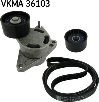 SKF VKMA 36103 - Kanallı V Kayışı Seti parcadolu.com