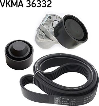 SKF VKMA 36332 - Kanallı V Kayışı Seti parcadolu.com